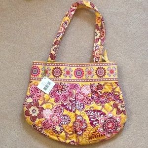 Vera Bradley Shoulder Bag- Morgan Bali Gold